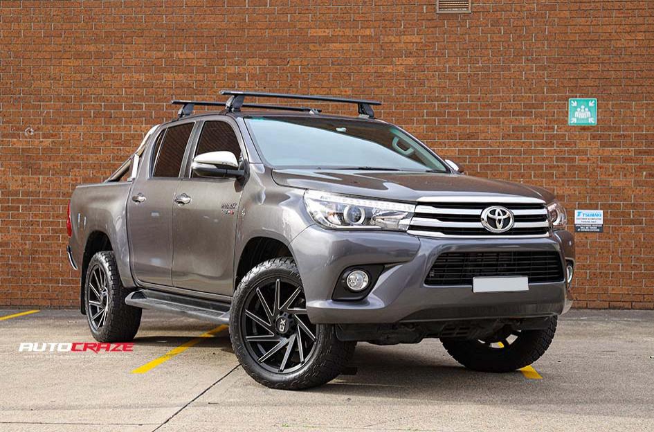 TOYOTA HILUX N80 4WD CYCLONE SATIN BLACK MILLED 